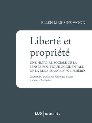 cover image of Liberté et propriété